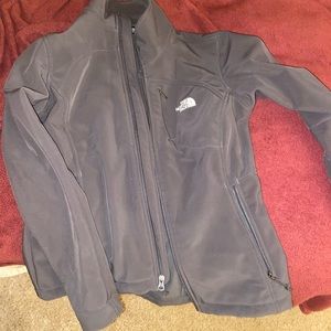North face polyester jacket. Gray